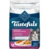 Blue Buffalo Tastefuls Hairball Control Natural Chicken & Brown Rice Recipe Adult Dry Cat Food -PurePet Bites Shop 75612 MAIN. AC SS1800 V1692646634