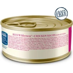 Blue Buffalo Wilderness Kitten Salmon Grain-Free Canned Cat Food -PurePet Bites Shop 75637 PT1. AC SS1800 V1646794301