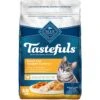 Blue Buffalo Tastefuls Weight Control Natural Chicken Adult Dry Cat Food -PurePet Bites Shop 75644 MAIN. AC SS1800 V1663697122