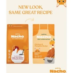 Made By Nacho Bone Broth Infused Cage-Free Chicken & Pumpkin Recipe Dry Cat Food -PurePet Bites Shop 756478 PT1. AC SS1800 V1696540851