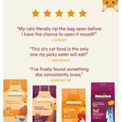 Made By Nacho Bone Broth Infused Cage-Free Chicken & Pumpkin Recipe Dry Cat Food -PurePet Bites Shop 756478 PT5. AC SS1800 V1696600804