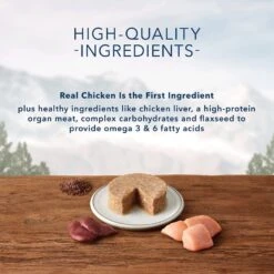Blue Buffalo Wilderness Mature Chicken Recipe Grain-Free Canned Cat Food -PurePet Bites Shop 75647 PT3. AC SS1800 V1646795020