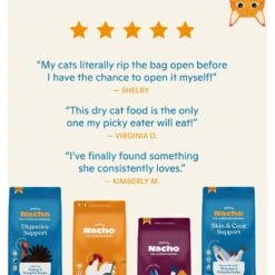 Made By Nacho Digestive Support Cage-Free Turkey & Pumpkin Recipe Dry Cat Food -PurePet Bites Shop 756518 PT4. AC SS1800 V1698185855