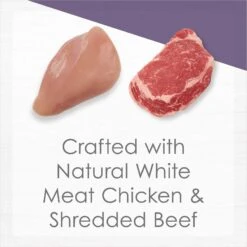 Fancy Feast Purely White Meat Chicken & Shredded Beef Wet Cat Food 14 Fancy Feast Purely White Meat Chicken & Shredded Beef Wet Cat Food -PurePet Bites Shop 75931 PT3. AC SS1800 V1641259338