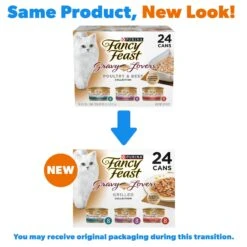 Fancy Feast Gravy Lovers Poultry & Beef Feast Variety Pack Canned Cat Food -PurePet Bites Shop 75978 PT2. AC SS1800 V1690484481