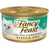 Fancy Feast Classic Pate Cod, Sole & Shrimp Feast Canned Cat Food 1 Fancy Feast Classic Pate Cod, Sole & Shrimp Feast Canned Cat Food -PurePet Bites Shop 76013 MAIN. AC SS1800 V1693229569