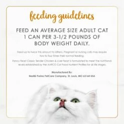 Fancy Feast Classic Tender Chicken & Liver Feast Canned Cat Food -PurePet Bites Shop 76027 PT7. AC SS1800 V1688070940