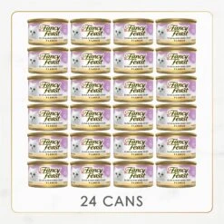Fancy Feast Flaked Tuna & Mackerel Feast Wet Cat Food -PurePet Bites Shop 76061 PT2. AC SS1800 V1700170158
