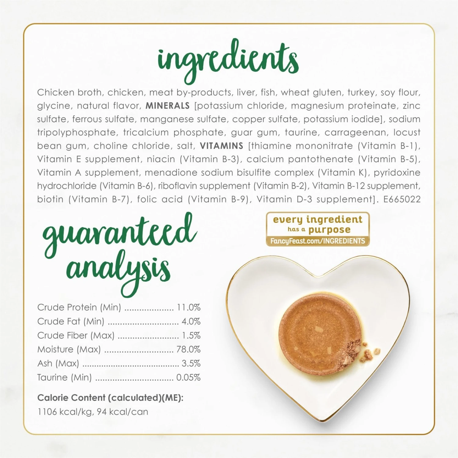 Fancy Feast Chicken Feast Chunky Pate Wet Cat Food 9 Fancy Feast Chicken Feast Chunky Pate Wet Cat Food - Image 7