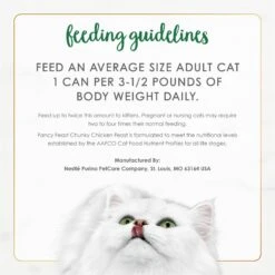 Fancy Feast Chicken Feast Chunky Pate Wet Cat Food 19 Fancy Feast Chicken Feast Chunky Pate Wet Cat Food -PurePet Bites Shop 76065 PT8. AC SS1800 V1694021714