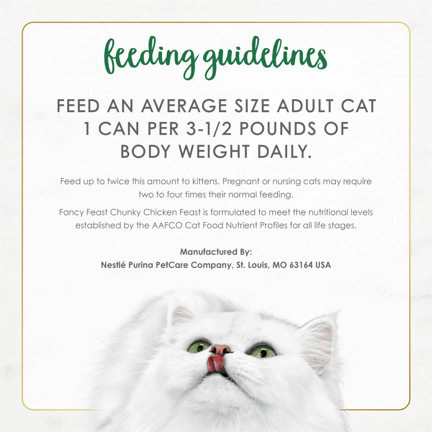 Fancy Feast Chicken Feast Chunky Pate Wet Cat Food 11 Fancy Feast Chicken Feast Chunky Pate Wet Cat Food - Image 9