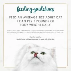 Fancy Feast Grilled Turkey Feast In Gravy Canned Cat Food -PurePet Bites Shop 76087 PT8. AC SS1800 V1683829544
