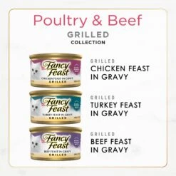 Fancy Feast Grilled Poultry & Beef Feast Variety Pack Canned Cat Food -PurePet Bites Shop 76093 PT2. AC SS1800 V1683832309