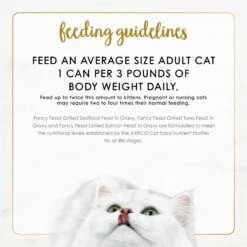 Fancy Feast Grilled Seafood Feast Variety Pack Canned Cat Food -PurePet Bites Shop 76096 PT8. AC SS1800 V1688060001