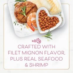 Fancy Feast Gourmet Filet Mignon Flavor With Real Seafood & Shrimp Dry Cat Food -PurePet Bites Shop 76149 PT4. AC SS1800 V1678292107