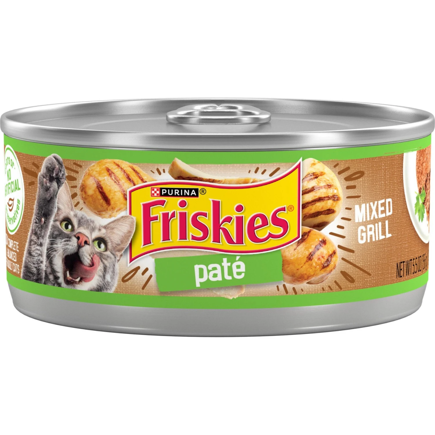 Friskies Classic Pate Mixed Grill Canned Cat Food 3 Friskies Classic Pate Mixed Grill Canned Cat Food