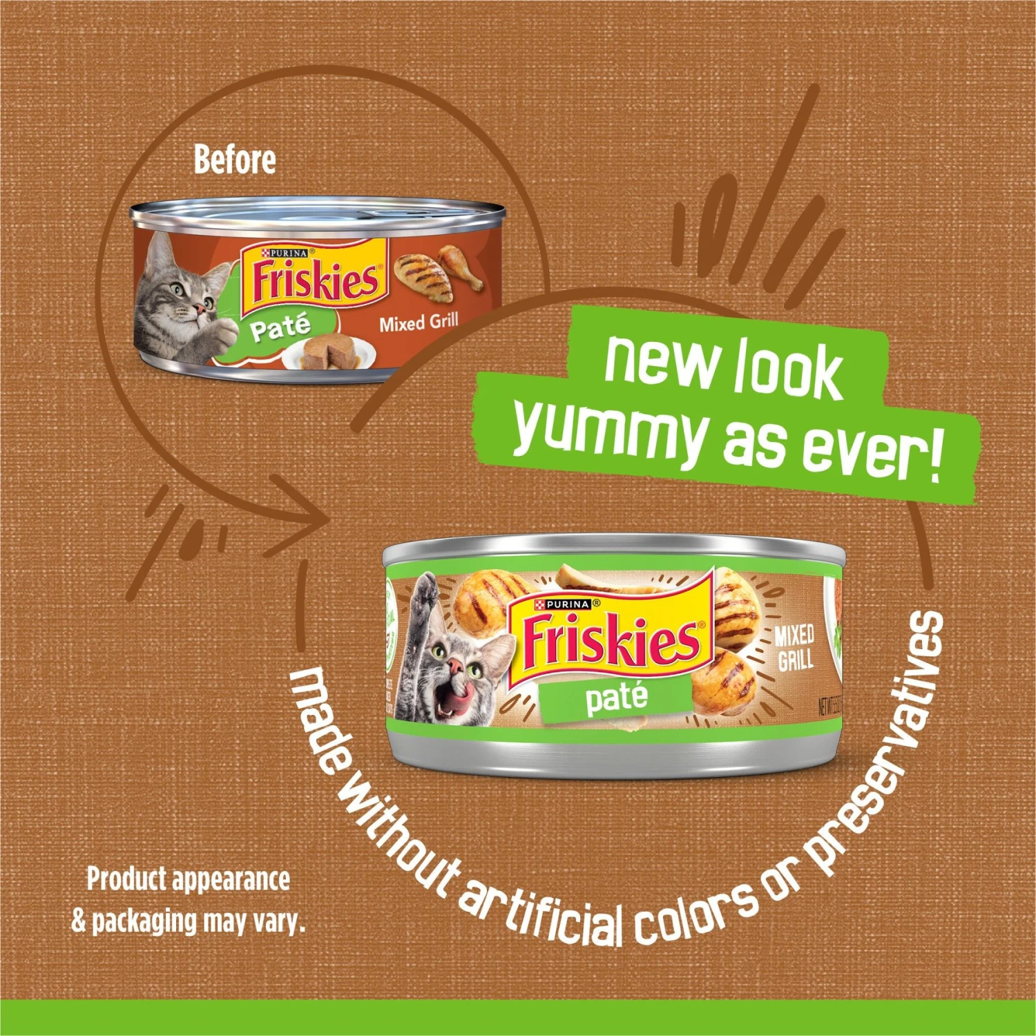 Friskies Classic Pate Mixed Grill Canned Cat Food 5 Friskies Classic Pate Mixed Grill Canned Cat Food - Image 3