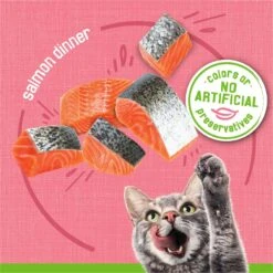 Friskies Pate Salmon Dinner Canned Cat Food -PurePet Bites Shop 76196 PT3. AC SS1800 V1700158093