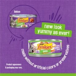 Friskies Classic Pate Turkey & Giblets Dinner Canned Cat Food -PurePet Bites Shop 76202 PT2. AC SS1800 V1699369637