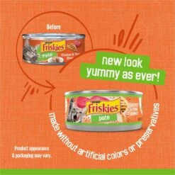 Friskies Classic Pate Chicken & Tuna Dinner Canned Cat Food 13 Friskies Classic Pate Chicken & Tuna Dinner Canned Cat Food -PurePet Bites Shop 76212 PT2. AC SS1800 V1699371142