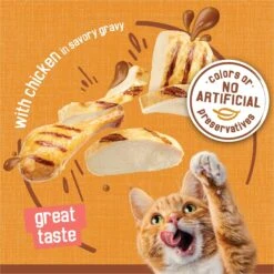 Friskies Extra Gravy Chunky With Chicken In Savory Gravy Canned Cat Food 14 Friskies Extra Gravy Chunky With Chicken In Savory Gravy Canned Cat Food -PurePet Bites Shop 76290 PT3. AC SS1800 V1700161285