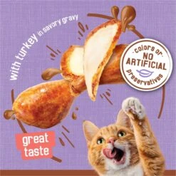 Friskies Extra Gravy Chunky With Turkey In Savory Gravy Canned Cat Food -PurePet Bites Shop 76294 PT3. AC SS1800 V1700157160