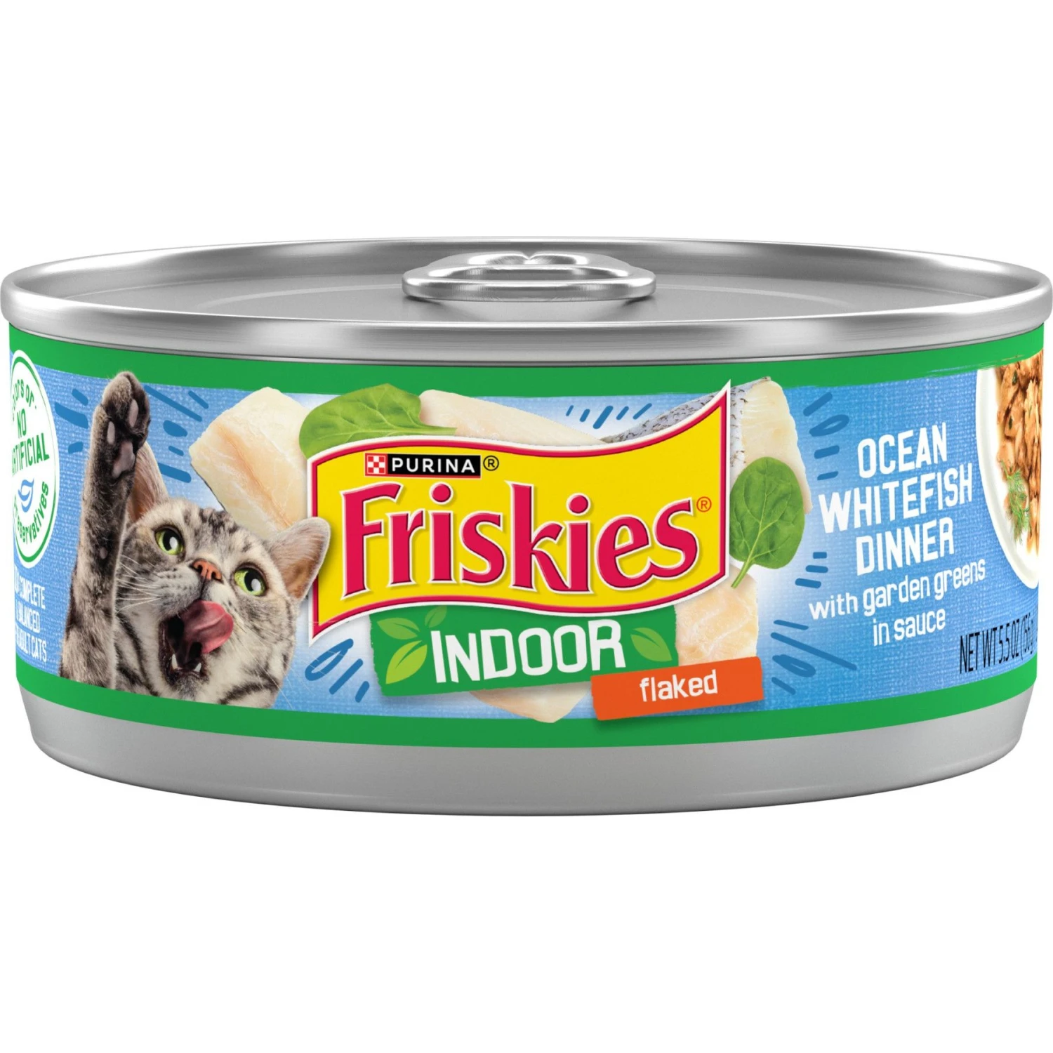Friskies Indoor Flaked Ocean Whitefish Dinner Canned Cat Food 3 Friskies Indoor Flaked Ocean Whitefish Dinner Canned Cat Food