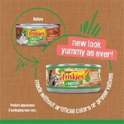 Friskies Indoor Chunky Chicken & Turkey Casserole Canned Cat Food -PurePet Bites Shop 76326 PT1. AC SS1800 V1458756706