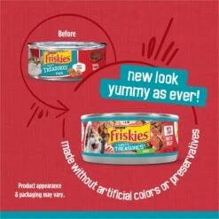 Friskies Tasty Treasures Pate Liver & Beef Wet Cat Food 12 Friskies Tasty Treasures Pate Liver & Beef Wet Cat Food -PurePet Bites Shop 76334 PT1. AC SS1800 V1699371141