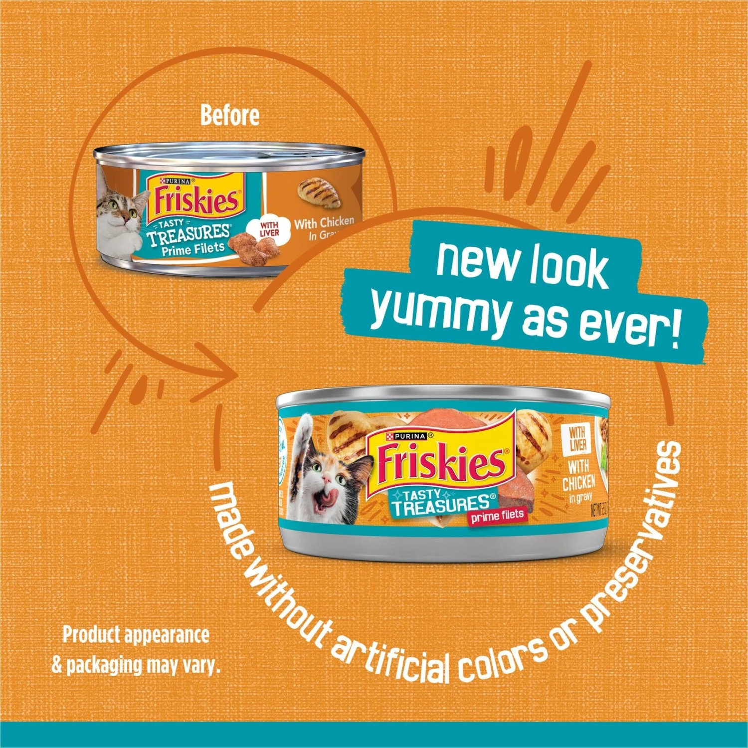 Friskies Tasty Treasures Gravy Chicken & Liver Wet Cat Food 4 Friskies Tasty Treasures Gravy Chicken & Liver Wet Cat Food - Image 2