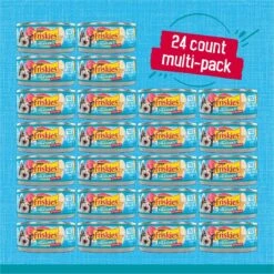 Friskies Tasty Treasures With Ocean Fish & Tuna & Scallop Flavor Wet Cat Food. 5.5-oz Can -PurePet Bites Shop 76346 PT2. AC SS1800 V1700157971