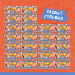 Friskies Savory Shreds Chicken & Salmon Dinner In Gravy Canned Cat Food -PurePet Bites Shop 76354 PT2. AC SS1800 V1700157504