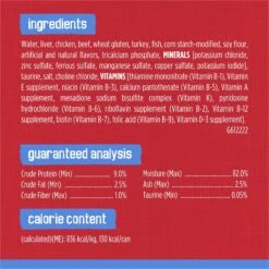 Friskies Savory Shreds With Beef In Gravy Canned Cat Food -PurePet Bites Shop 76362 PT6. AC SS1800 V1700161202