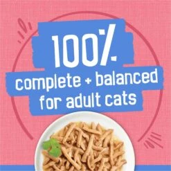 Friskies Savory Shreds With Salmon In Sauce Canned Cat Food -PurePet Bites Shop 76366 PT5. AC SS1800 V1700157204