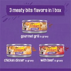Friskies Meaty Bits Variety Pack Canned Cat Food -PurePet Bites Shop 76387 PT2. AC SS1800 V1699369697