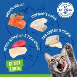 Purina Friskies Seafood Favorites Wet Cat Food Variety Pack, 5.5-oz Can, Case Of 32 13 Purina Friskies Seafood Favorites Wet Cat Food Variety Pack, 5.5-oz Can, Case Of 32 -PurePet Bites Shop 76428 PT2. AC SS1800 V1700157151