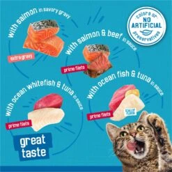 Friskies Fish-A-Licious Variety Pack Canned Cat Food -PurePet Bites Shop 76430 PT1. AC SS1800 V1699368561