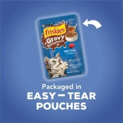 Friskies Gravy Sensations Seafood Favorites Wet Cat Food Pouches -PurePet Bites Shop 76513 PT4. AC SS1800 V1699375106