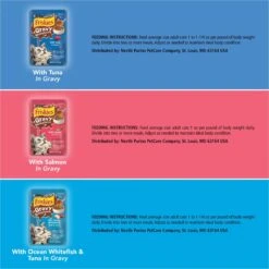 Friskies Gravy Sensations Seafood Favorites Wet Cat Food Pouches -PurePet Bites Shop 76513 PT8. AC SS1800 V1661829824