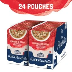 Natural Balance Platefulls Salmon, Tuna & Crab Formula In Gravy Grain-Free Cat Food Pouches -PurePet Bites Shop 76552 PT3. AC SS1800 V1677513857