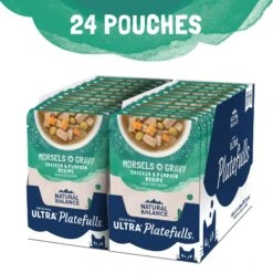 Natural Balance Platefulls Chicken & Pumpkin Formula In Gravy Grain-Free Cat Food Pouches -PurePet Bites Shop 76554 PT3. AC SS1800 V1675708915