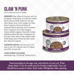 Weruva Truluxe Glam 'N Punk With Lamb & Duck In Gelee Grain-Free Canned Cat Food -PurePet Bites Shop 76835 PT4. AC SS1800 V1676666532