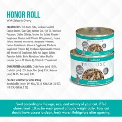 Weruva Truluxe Honor Roll With Saba In Gravy Grain-Free Canned Cat Food -PurePet Bites Shop 76838 PT4. AC SS1800 V1676666907