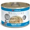 Weruva Truluxe Meow Me A River With Basa In Gravy Grain-Free Canned Cat Food -PurePet Bites Shop 76847 MAIN. AC SS1800 V1676666938