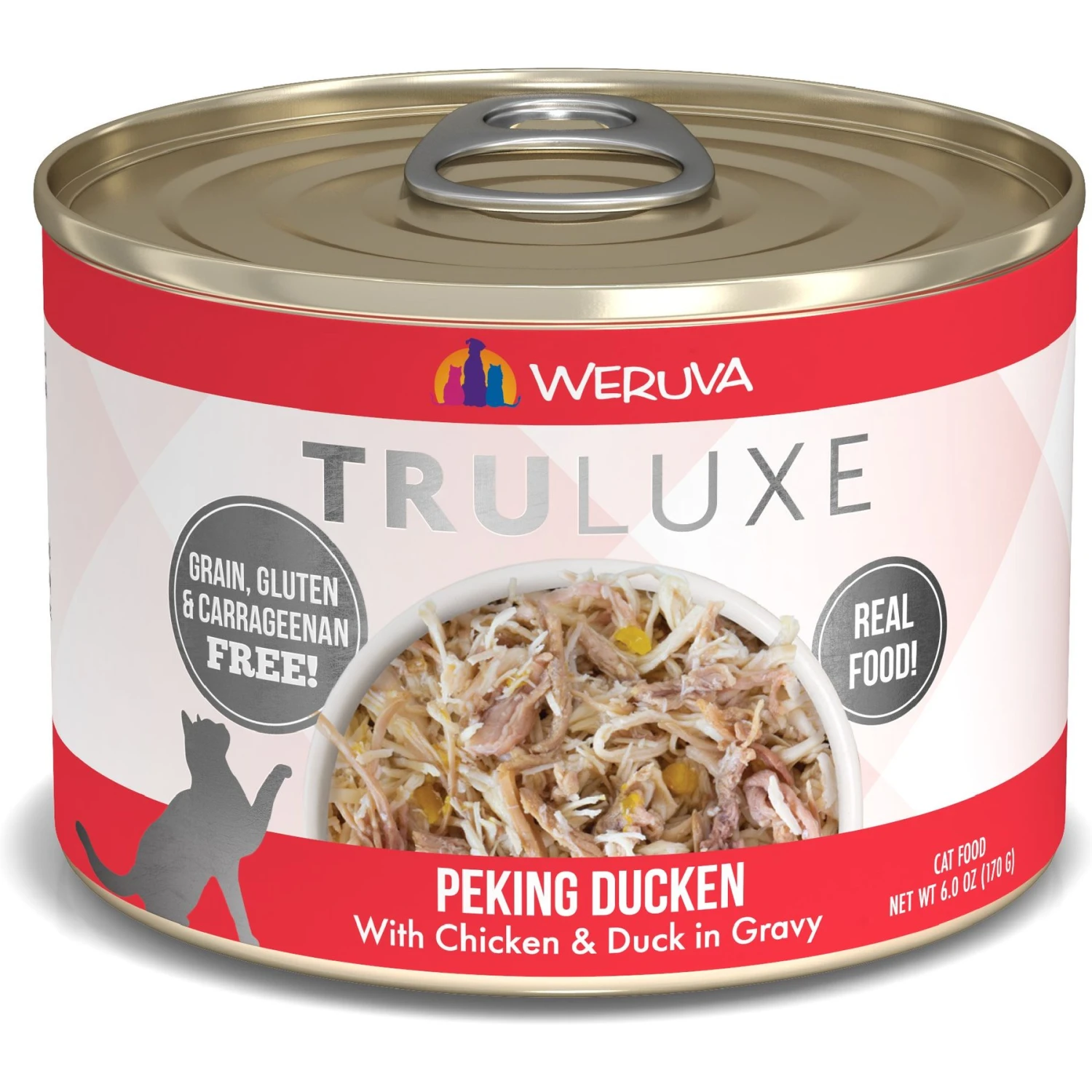 Weruva Truluxe Peking Ducken With Chicken & Duck In Gravy Grain-Free Canned Cat Food 3 Weruva Truluxe Peking Ducken With Chicken & Duck In Gravy Grain-Free Canned Cat Food