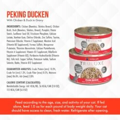 Weruva Truluxe Peking Ducken With Chicken & Duck In Gravy Grain-Free Canned Cat Food 15 Weruva Truluxe Peking Ducken With Chicken & Duck In Gravy Grain-Free Canned Cat Food -PurePet Bites Shop 76853 PT4. AC SS1800 V1676666499