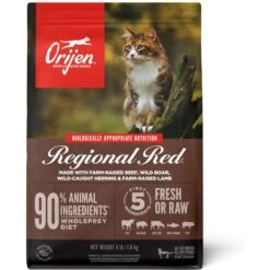 ORIJEN Regional Red Entree In Bone Broth Wet Cat Food & ORIJEN Regional Red Grain-Free Dry Cat Food -PurePet Bites Shop 774358 PT1. AC SS1800 V1689685772