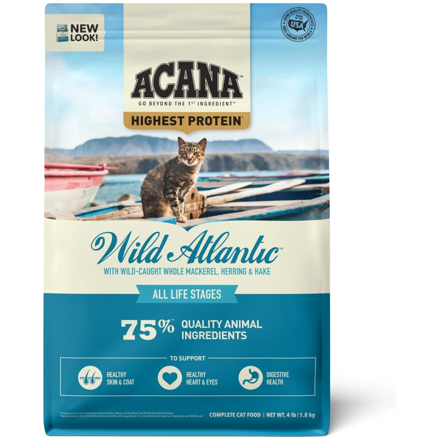 ACANA Tuna + Chicken In Bone Broth Grain-Free Wet Cat Food & ACANA Wild Atlantic Grain-Free Dry Cat Food 8 ACANA Tuna + Chicken In Bone Broth Grain-Free Wet Cat Food & ACANA Wild Atlantic Grain-Free Dry Cat Food - Image 6