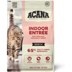 ACANA Lamb + Lamb Liver In Bone Broth Grain-Free Wet Cat Food & ACANA Indoor Entrée Adult Dry Cat Food -PurePet Bites Shop 774446 PT5. AC SS1800 V1676904623