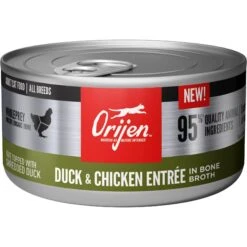 ORIJEN Duck + Chicken Entree In Bone Broth Wet Cat Food & ORIJEN Original Grain-Free Dry Cat Food 16 ORIJEN Duck + Chicken Entree In Bone Broth Wet Cat Food & ORIJEN Original Grain-Free Dry Cat Food -PurePet Bites Shop 774454 PT5. AC SS1800 V1689685535